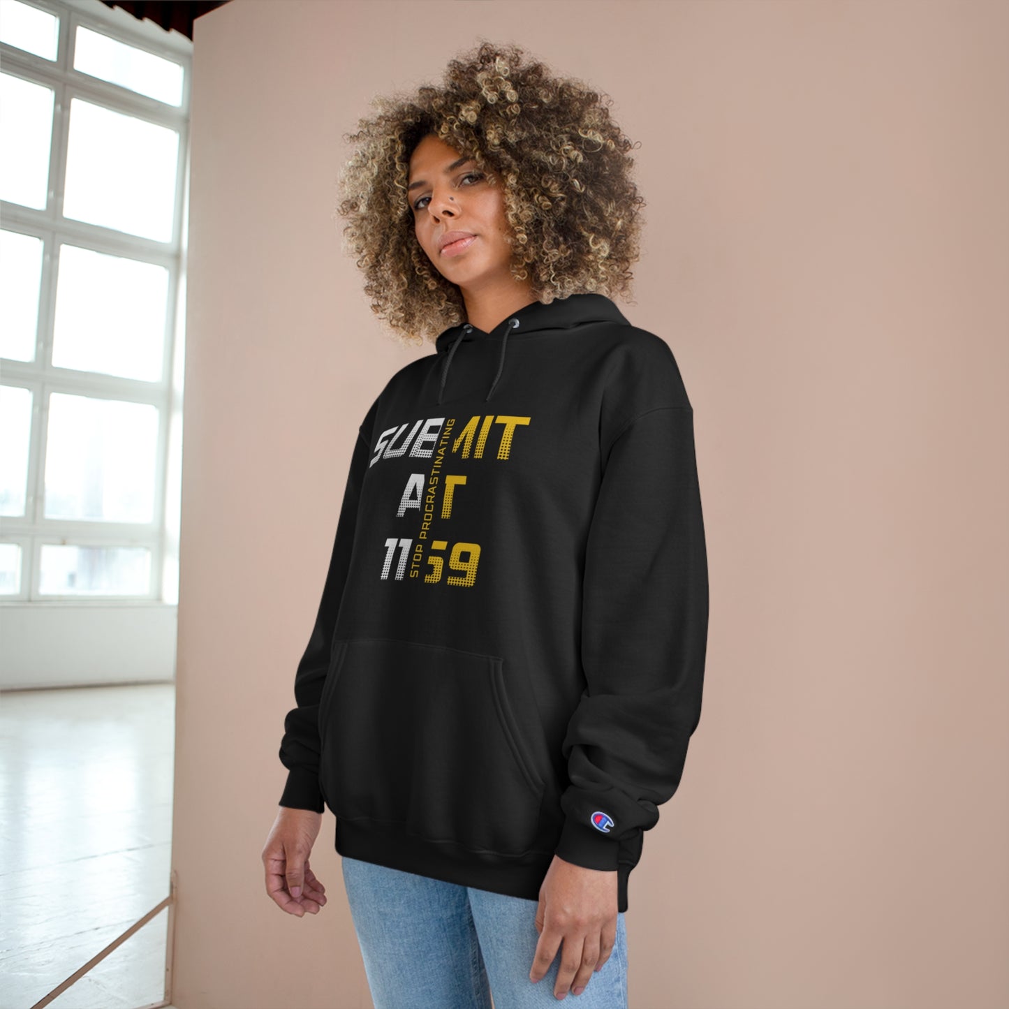 Stop Procrastinating Champion Hoodie