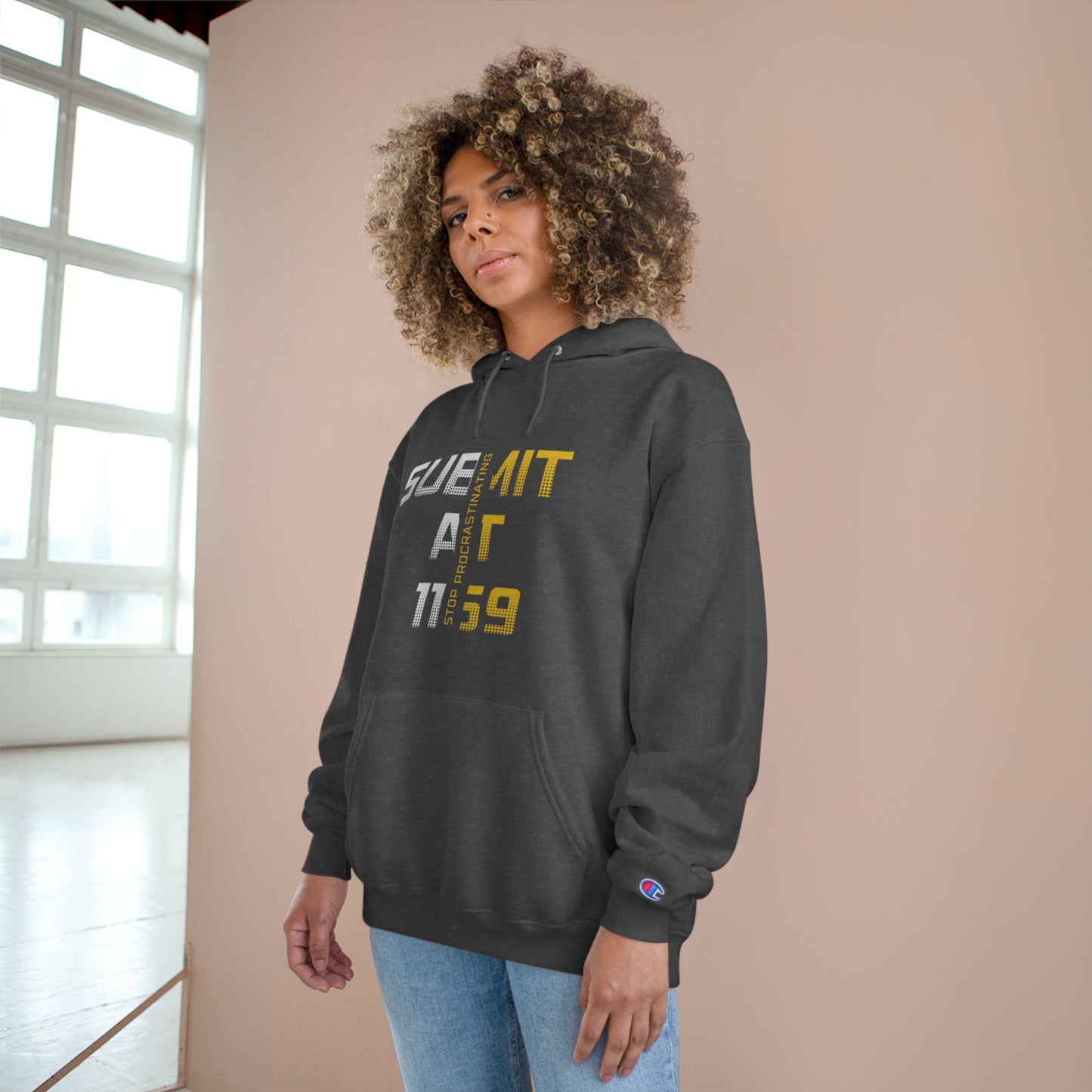 Stop Procrastinating Champion Hoodie