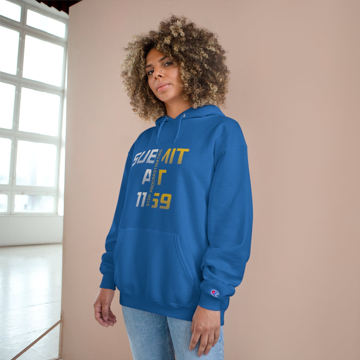 Stop Procrastinating Champion Hoodie